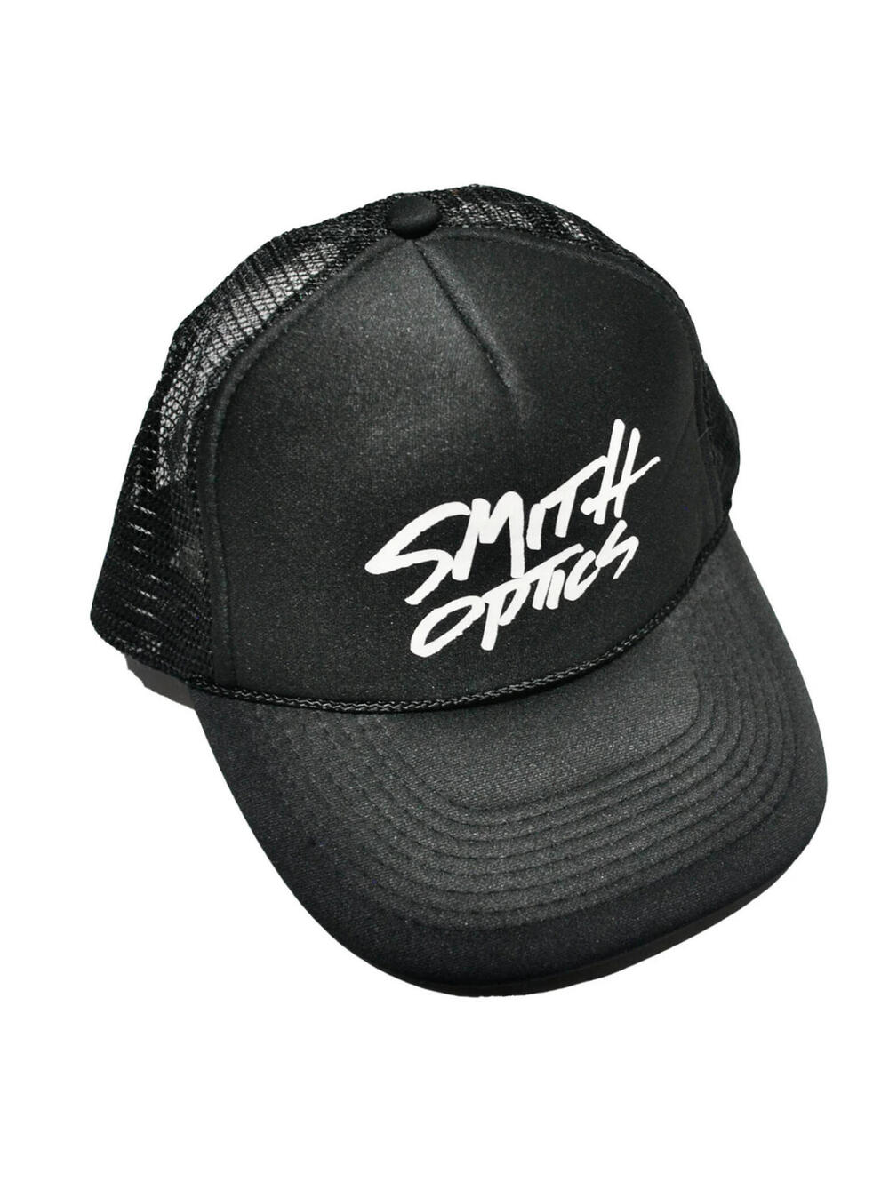 Vintage Smith Optics Snowboard Ski Black Snapback Hat Cap